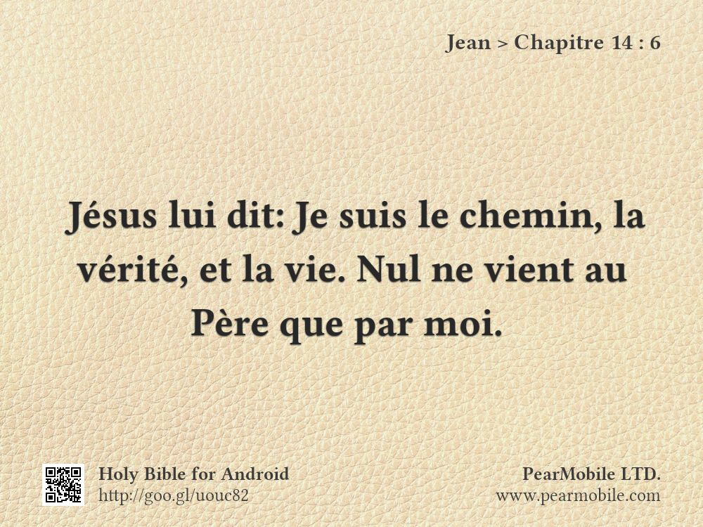 Jean, Chapitre 14:6